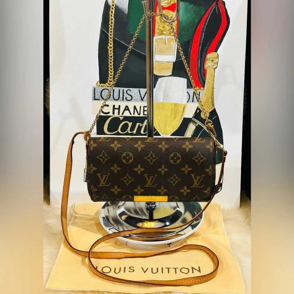 Louis Vuitton Monogram Favorite PM Shoulder Crossbody Bag w/ COA & Dust Bag - Picture 10 of 15